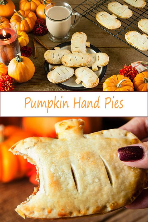 Thanksgiving Recipes Dessert Pies, Pumpkin Hand Pies, Fall Aesthetic Pictures, Power Breakfast, Hand Pie Recipes, Pie Pops, Homemade Pumpkin Pie, Pop Tart, Thanksgiving Food Desserts