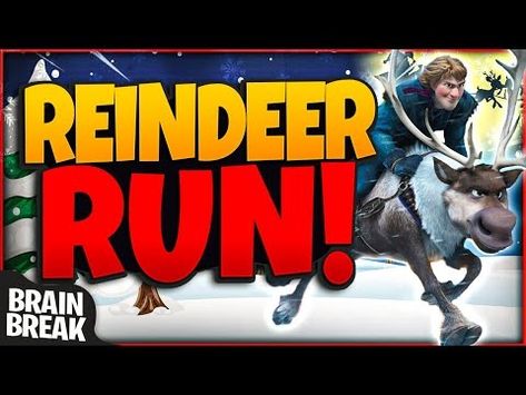 Reindeer Run! - A Winter Brain Break Activity | Christmas Games For Kids | GoNoodle Games - YouTube Christmas Pe Games For Kids, Pe Games For Kids, Christmas Pe Games, Reindeer Run, Pe Games, Christmas Games For Kids, Preschool Games, Brain Breaks, Gross Motor