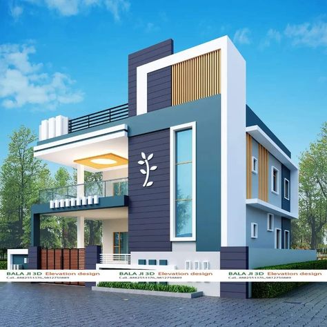 Latest Door Designs, House Front Wall Design, West Facing House, Kerala House, Indian House Plans, House Outer Design, Small House Elevation, Small House Front Design, House Balcony Design