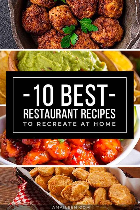 Restaurant Recipes Restaurant Dinner At Home, Takeout Recipes At Home, Restaurant Quality Recipes, Restaurant Food Recipes, Famous Restaurant Recipes, Takeout Recipes, Copycat Food, Restaurant Recipes Famous, Dump Recipes