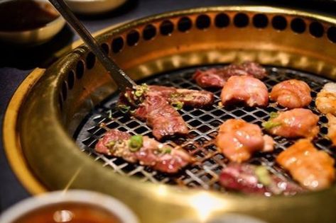 Japanese Barbecue, Friends Text, All U Can Eat, Seafood Pancake, Korean Bbq Grill, Japanese Bbq, Barbecue Restaurant, We Are Open, New York New York