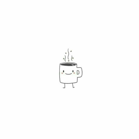 İnsta: elifyrb and pinterestelif Doodle Easy, Coffee Tattoos, Realistic Pencil Drawings, Simple Artwork, Small Drawings, Mini Drawings, Simple Doodles, Cute Wallpaper Backgrounds, Doodle Drawings