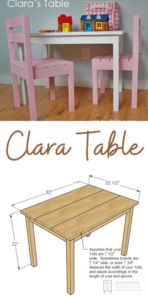 Kids Wood Table And Chairs, Toddler Table And Chairs Diy, Diy Toddler Table And Chairs, Kids Table Diy, Diy Kids Table And Chairs, Teddy Bedroom, Diy Kids Art Table, Childrens Play Table, Diy Kids Chair