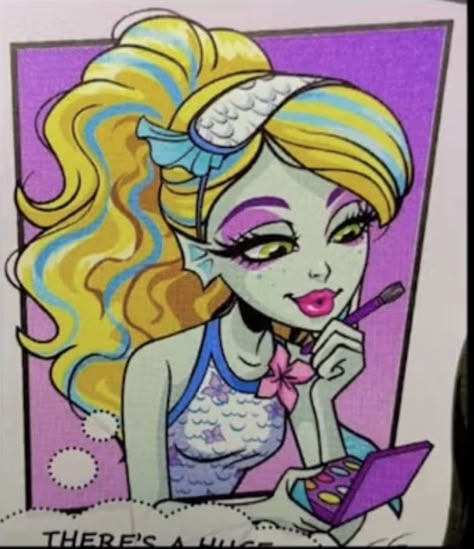 Monster High Pfp, Cute Pfps, High Pfp, Lagoona Blue, Monster High, Comics, Makeup, Blue, Make Up