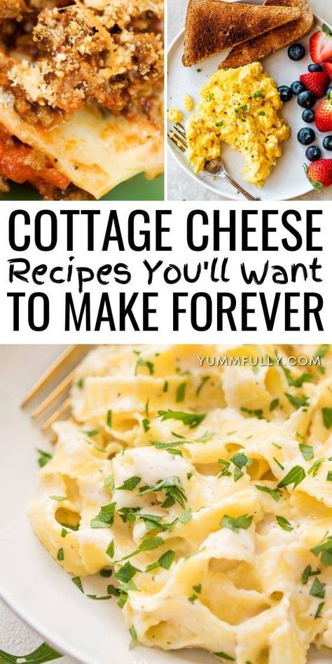 Cottage Cheese Recipes That Will Make You Forget About Yogurt Foods With Cottage Cheese, Ww Recipes With Cottage Cheese, Cottage Cheese Recipes Blended, Meals Made With Cottage Cheese, Food With Cottage Cheese, Oatmeal With Cottage Cheese, Cottage Cheese Diet Plan 21 Days, Low Carb Recipes With Cottage Cheese, Cottage Cheese Weight Watchers Recipes