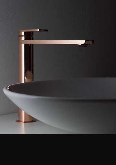 Copper Tall Basin Tap (35CC) Tap the link now to see where the world's leading interior designers purchase their beautifully crafted, hand picked kitchen, bath and bar and prep faucets to outfit their unique designs. Bathroom Faucets Chrome, Copper Bathroom, Kitchen And Bath Design, Bathroom Taps, Dream Bathrooms, Basin Taps, House Bathroom, Bath Design, Shower Faucet