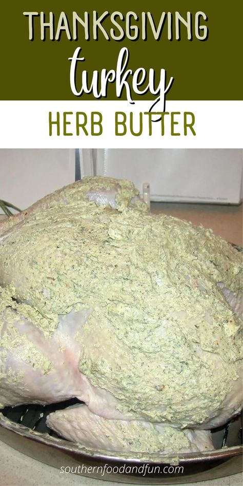 Your Thanksgiving turkey will taste amazing if you cover it with this wonderful Herb Butter recipe. The butter will help the turkey skin get crispy and brown, while keeping the meat underneath the skin from drying out. Herb Butter or compound butter is made of softened butter mixed with chopped fresh herbs and dried spices. You can make different flavor combinations by simply varying the herbs and spices. Herb Butter Turkey Thanksgiving Recipes, Herb Butter For Turkey, Turkey Herb Butter, Butter For Turkey, Cheap Dinner Recipes Healthy, Toasted Turkey, Dried Spices, Flavored Butter Recipes, Herb Butter Recipe