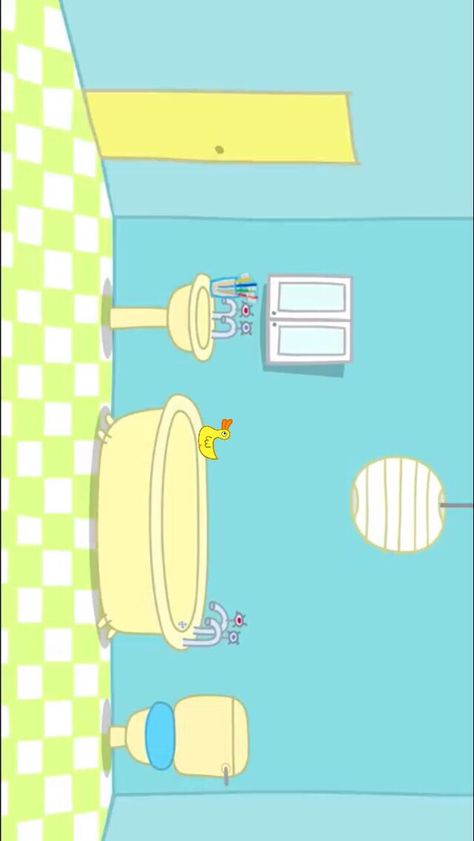 Peppa Pig Cardboard House, Peppa Pig House Diy, Peppa Pig Room, Peppa Pig Decorations, Peppa Pig House, Pig Kitchen, Kitchen Background, Bathroom Cartoon, Peppa Pig Cake