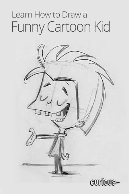 How to Draw a Funny Cartoon Kid Drawing Items, Funny Cartoons Drawings, Cartoon Tutorial, Cartoon Inspiration, Draw Cartoons, Cartoons Characters, Cartoon Mom, Art Learning, Family Quotes Funny