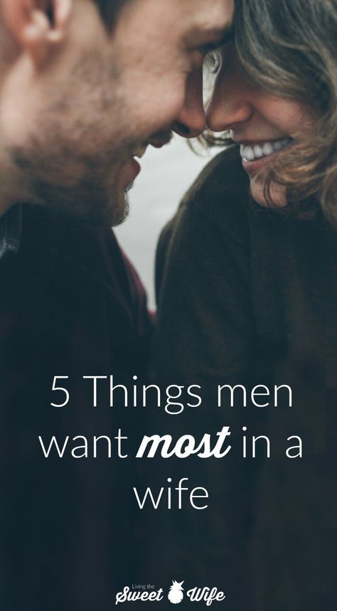 So I know the title of this post says, “What men want most in a wife,” but to be more realistic, this is about what men need most in a wife. Like men, there are a lot of things that we (women) would really like in a husband. Like, it’d be a huge plus if he looked like Chris Hemsworth. But that’s not really what we need in order to have a positive relationship with our spouse. If we married him, we probably think he’s pretty cute, anyway. Take a look at these 5 things a man really needs in a ... What Men Want, Relationship Help, Marriage Relationship, Married Men, Good Marriage, Marriage Tips, Good Wife, Happy Marriage, Relationships Love