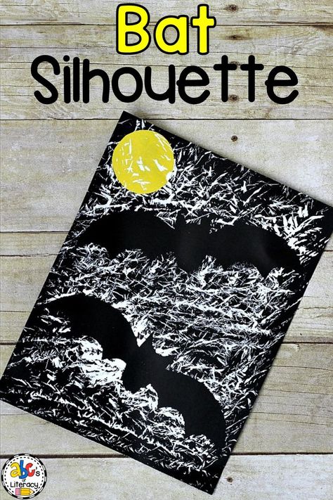 Creating holidays crafts is always a lot of fun especially when you use unusual things from around the house to make them. To create this Bat Silhouette Craft, we used a feather duster. The feather duster adds so much detail and texture to our Halloween craft. Besides being a fun Halloween craft, this bat craft can be a great addition to your nocturnal animals or bat unit too. #halloweencraft #batcraft #craftforkids Bats Unit, Bat Craft, Fall Themes, Halloween Crafts Preschool, Bat Silhouette, Halloween Crafts For Toddlers, October Crafts, Fun Halloween Crafts, Halloween Preschool