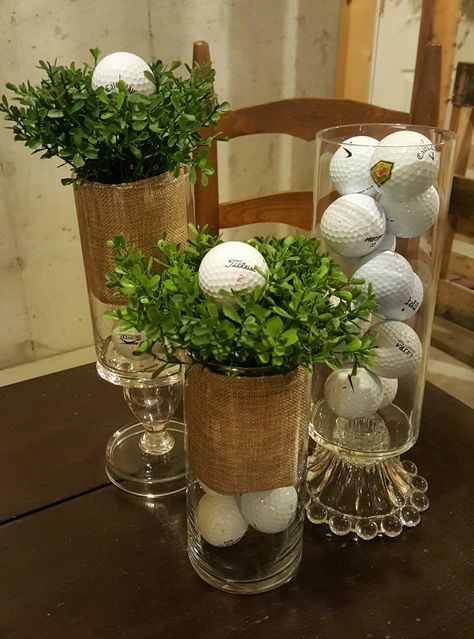 "Simply Graced" golf themed retirement "PAR-TEE!" Golf Gender Reveal, Golf Centerpieces, Golf Tournament Gifts, Golf Fundraiser, Golf Baby Showers, Golf Birthday Cakes, Golf Theme Party, Golf Party Decorations, Golf Baby