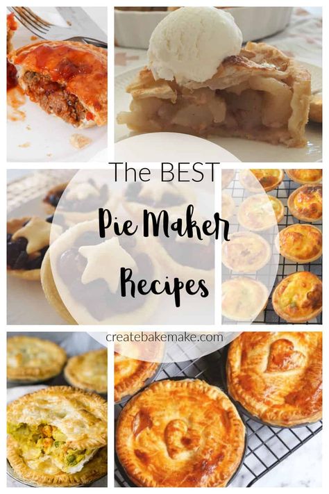 Dash Pie Maker, Pie Maker Recipes Ideas, Sunbeam Pie Maker, Mini Pie Maker Recipes, Breville Pie Maker, Beef And Mushroom Pie, Mini Pie Maker, Savoury Pie, Dash Recipes