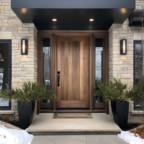 Exterior Doors – Timber & Hutch Double Glass Entry Doors, Pantry Door Ideas, Exterior Door Designs, Mountain Home Exterior, House Front Door Design, Modern Entrance Door, Kitchen Transformation, House Front Door, Casa Exterior