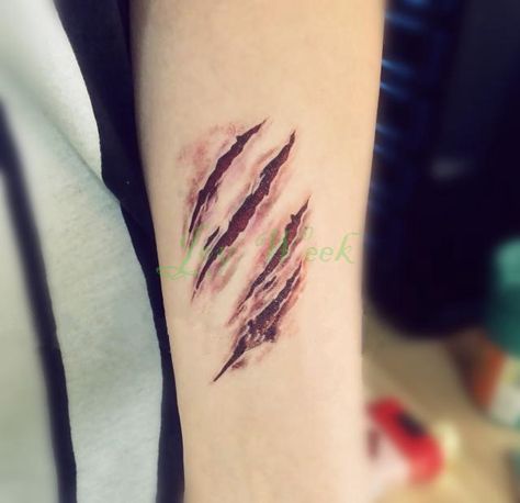 Waterproof Temporary tattoo sticker 3D incised wound Centipede halloween tatto stickers flash tatoo fake tattoos for men women 4 Friday The 13th Tattoo, 13 Tattoos, Scar Tattoo, Halloween Zombie, Back Tattoo Women, Wolf Tattoos, Hot Tattoos, Temporary Tattoo Stickers, Tattoo Sticker