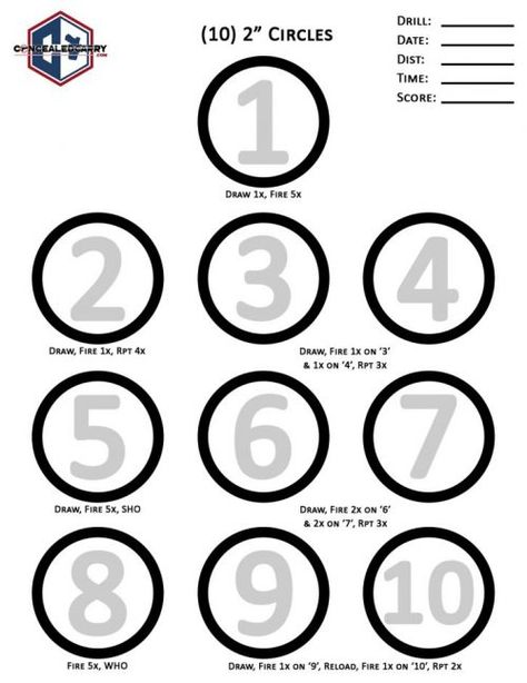 Free Printable Targets For Shooting Practice | Concealed Carry Inc Targets For Shooting, Tactical Ideas, Paper Shooting Targets, Shooting Practice, Paper Targets, Archery Target, Tactical Training, Shooting Targets, Target Practice