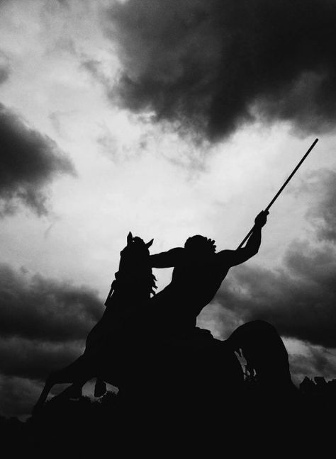 Tumblr Knight On Horse, Masculine Art, Black Spiderman, Horse Silhouette, Beautiful Dark Art, Catholic Art, Fantasy Aesthetic, Dark Photography, Ethereal Art