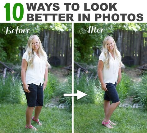 10 tips and tricks for looking your best in photos. Don't let the camera ruin your day! Pose Portrait, Stella York, Posing Tips, Foto Tips, Posing Guide, Photography 101, Foto Poses, How To Pose, Photography Techniques