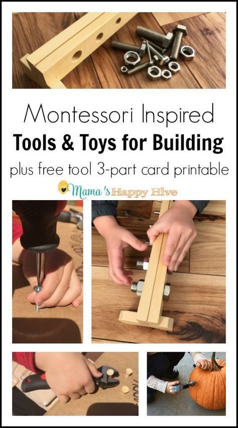 Montessori Screw Board Diy, Montessori Tools, Tool Belt Diy, Diy Airplane, Kids Tools, Diy Montessori Toys, Montessori Printables, Belt Diy, Leather Tool Belt