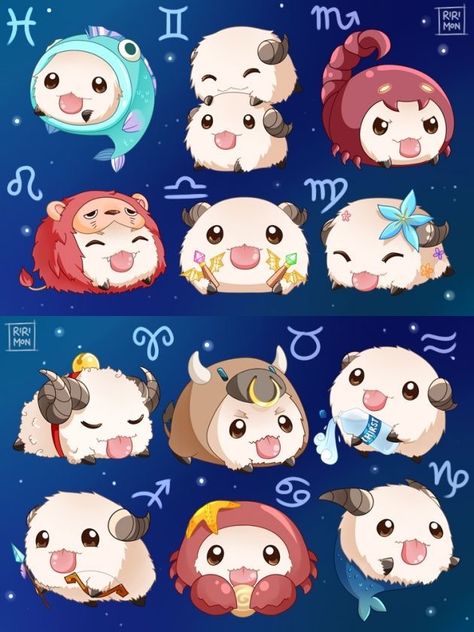 Animales del zodiaco. Kawaii :3 Tekken 2, Zodiac Signs Animals, Zodiac Sign Fashion, Zodiac Characters, Zodiac Signs Chart, Anime Zodiac, 카드 디자인, The Zodiac Signs, Zodiac Signs Funny