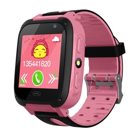 Anti-lost Kids Safe GPS Tracker SOS Call GSM Smart Watch Phone for Android IOS Pink Camera Watch, Waterproof Baby, Childrens Watches, Remote Camera, Waterproof Phone, Smart Watches, Waterproof Watch, Smart Kids, Kids Watches