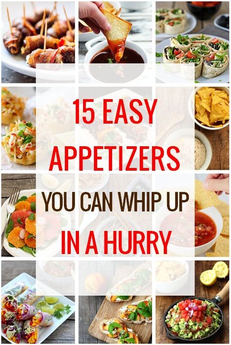 15 Easy Appetizers You Can Whip Up in a Hurry15 Easy Appetizers You Can Whip Up in a Hurry Cold Appetizers Easy, Party Crowd, Best Party Appetizers, Appetizers For Kids, Fingerfood Party, Appetizers For A Crowd, Appetizers Easy Finger Food, Easy Appetizers, Finger Foods Easy