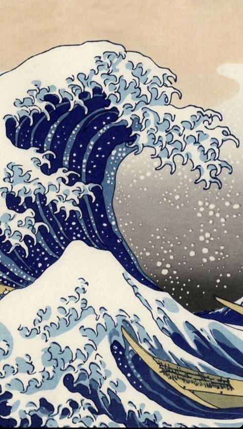 the great wave Japanese Wave Painting, Iphone Wallpaper Japan, Waves Wallpaper Iphone, Royal Houses, 2560x1440 Wallpaper, Ancient Japan, Japanese Wave, Japanese Drawings, The Great Wave