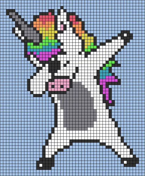 Unicorn Pixel Art, Pink Pony Club Alpha Pattern, Mlp Pixel Art Grid, C2c Unicorn Crochet Pattern, Unicorn Alpha Pattern, Alpha Patterns Cartoon, Virgo Art, Modele Pixel Art, Pixel Drawing