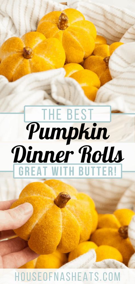 pumpkin shaped dinner rolls Rolls That Look Like Pumpkins, Thanksgiving Pumpkin Shaped Rolls, Sourdough Pumpkin Dinner Rolls, Dinner Rolls Shaped Like Pumpkins, Pumpkin Honey Dinner Rolls, Autumn Side Dishes, How To Make Pumpkin, Homemade Dinner Rolls, Easy Chicken Dinner Recipes