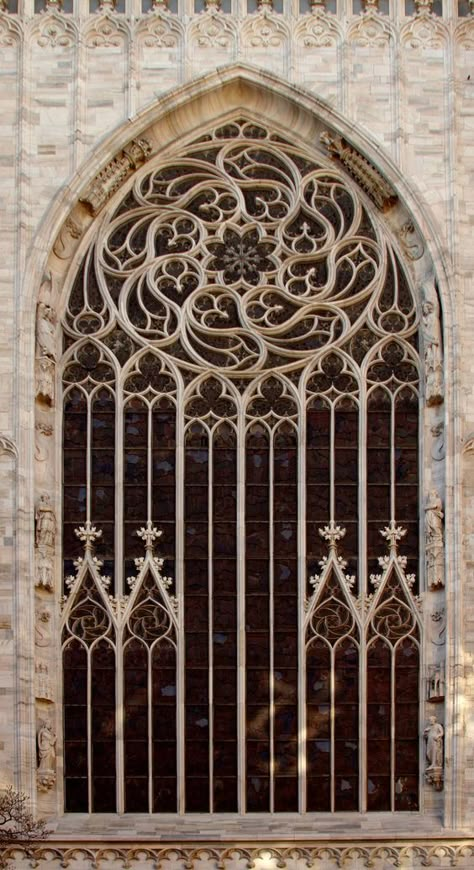 Gothic Architecture Interior, Gothic Windows, Cathedral Architecture, Gothic Cathedral, Cathedral Windows, Gothic Church, Gothic Design, Church Architecture, Gothic Architecture