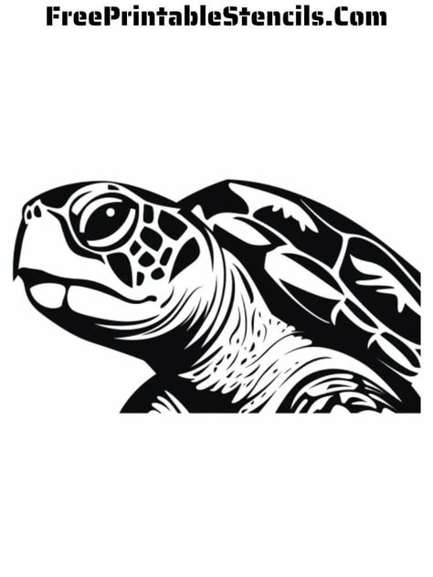 Free Printable Sea Turtle Stencils - Free Printable Stencils Sea Turtle Stencil Free Printable, Animal Stencils Printables Free, Stencils Printables Free, Sea Turtle Stencil, Stencil Free Printable, Turtle Stencil, Free Printable Stencils, Animal Stencils, Printable Stencils