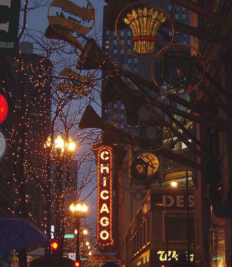 Chicago Christmas Chicago Christmas, My Kind Of Town, Silver Bells, The Windy City, City Aesthetic, Christmas Aesthetic, Chicago Illinois, Best Cities, Pretty Places