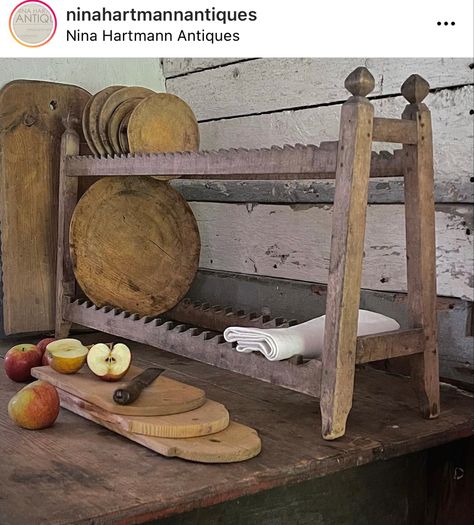 Garden Cupboard, House Aesthetics, Nina Hartmann, Urban Homestead, Pantry Room, Art 2024, Primitive Furniture, Wood Shop Projects, Pot Rack