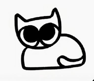 Funny Cat Drawings Easy, Easy Silly Drawings, Cat Drawings Easy, Funny Cat Drawings, Korean Reaction, Ant Drawing, Goofy Cats, Silly Drawings, Drawing Hacks