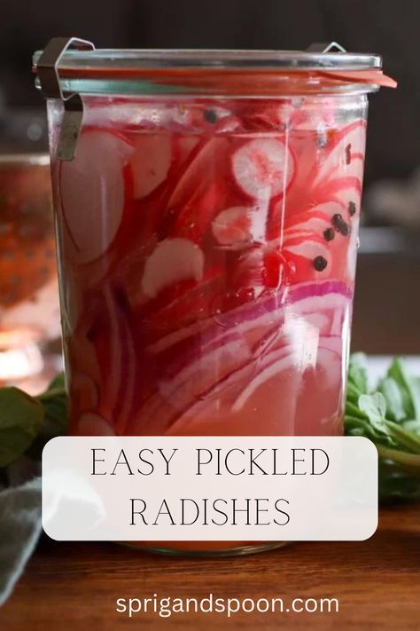 Pickle Radishes, Korean Pickles Recipe, Pickled Radish Recipe, Korean Pickled Radish, Radish Recipe, Quick Pickled Radishes, Watermelon Pickles, Pickled Radish, Grilled Avocado