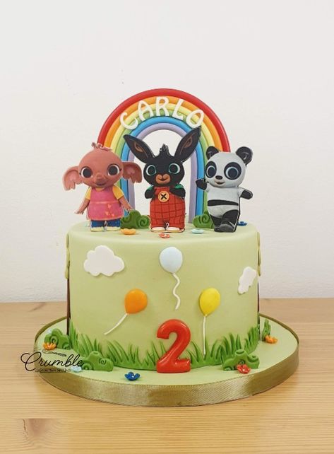 Bing Birthday Party Ideas, Dort Bing, Tort Bing, Bing Birthday Party, Bing Birthday Cake, Bing Cake, Bing Bunny, Toddler Birthday Cakes, Cake Torte