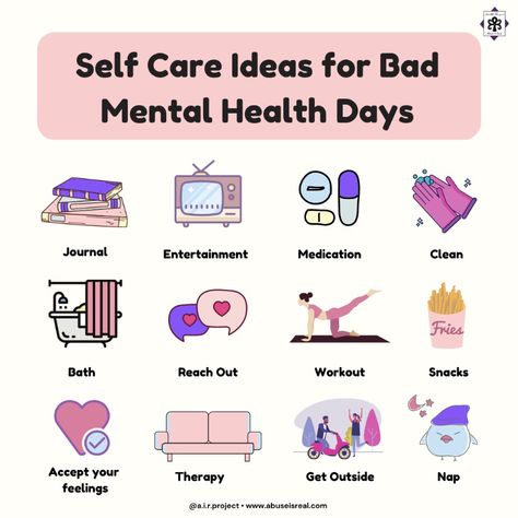 Mental Health Day Activities Eyfs Ideas, Bad Mental Day, Mental Health Check In, Dm Notes, Relaxation Tips, Mental Health First Aid, Health Chart, Mental Healing, Self Care Ideas