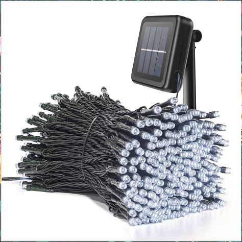 Oopswow Younger Solar Christmas Lights 200LED 72ft 2Modes White Solar String Lights Waterproof for Gardens, Wedding, Party, Christmas Tree, Halloween, Xmas, Outdoors White Solar Patio Lights, Solar Christmas Lights, Solar String Lights Outdoor, Patio String Lights, Solar String Lights, Outdoor Christmas Lights, Lights Outdoor, Patio Lighting, Outdoor Solar