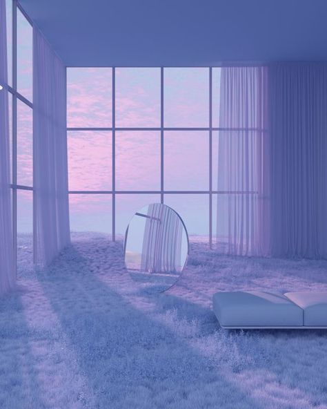 Periwinkle Aesthetic, Dreamscape Architecture, Aesthetic Space, Dreamcore Weirdcore, Aesthetic Rooms, Aesthetic Pastel Wallpaper, Aesthetic Colors, Pastel Wallpaper, Aesthetic Images