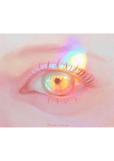 Opal Eyes, Rainbow Eyes, Eyes Artwork, Aesthetic Eyes, Ethereal Art, Dreamy Art, Anime Eyes, Pretty Eyes, Eye Art