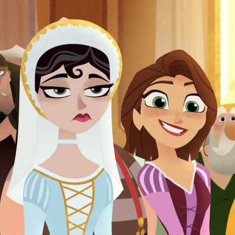 Tangled Animated Series, Tangled The Series Screenshots, Rapunzel The Series, Cassandra And Rapunzel, Rapunzel And Cassandra, Rapunzel Series, Tangled Cartoon, Tangled Stuff, Cassandra Tangled