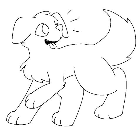 Dog Base Drawing, Chibi Dog, Oc Bases, Bow Drawing, Dog Drawings, Cat Drawings, Body Base Drawing, Oc Base, Anime Base