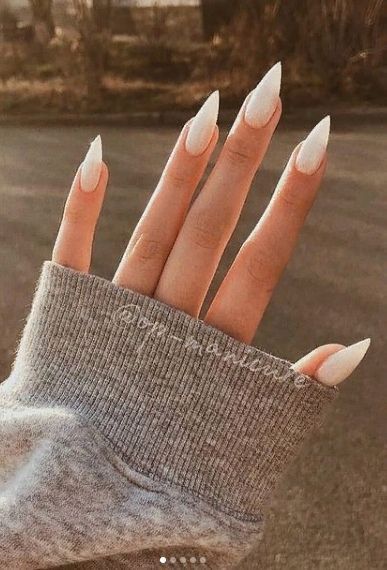 nails art nails icon Short Stiletto Nails, White Stiletto Nails, Stiletto Nails Short, Short Stiletto, Sitting Together, Sharp Nails, Cow Nails, Gothic Nails, Goth Nails