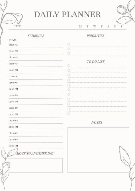 Printable Daily Planner - A04 dailyplanneruk #plannersandorganizers #2024 freeplanner #personalbudgetplanner. Aesthetic Daily Planner, Daily Planner Ideas, Daily Planner Templates, Personal Budget Planner, Cute Daily Planner, Simple Daily Planner, Daily Work Planner, Daily Planner Printables Free, Free Daily Planner