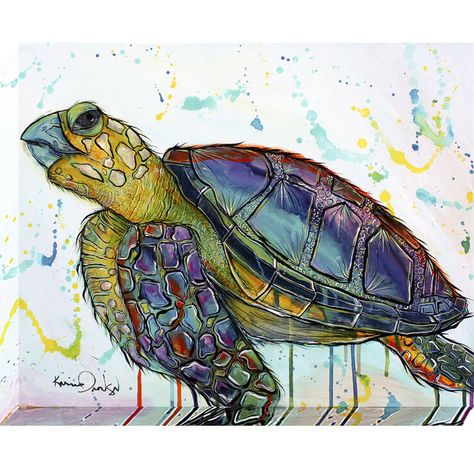 22X28 STUDIO ART TEXTURE Paint Splotches, Art Turtle, Sea Turtle Painting, Sea Turtle Wall Art, Turtle Wall Art, Turtle Painting, Turtle Art, Coastal Art, Ocean Art