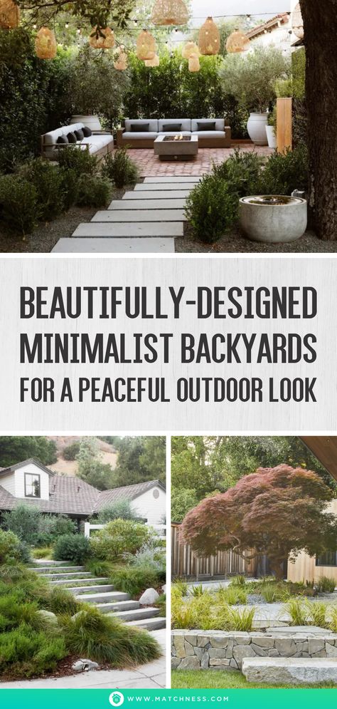 A minimalist garden will encourage the usage of well-manicured spaces, clean-lined furniture, and minimal ornamentation. Check the ideas below for wonderful minimalist backyards. #backyardideas #minimalistbackyardideas #minimalistgarden Minimal Backyard, Minimalist Backyard, Minimal Garden, Minimalist Landscaping, Outdoor Look, Minimalist Garden, Courtyard Design, Backyards, Backyard Decor