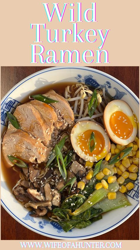 Turkey Cooking Instructions, Turkey Ramen, Wild Turkey Recipes, Marinated Turkey, Japanese Bread, Top Ramen, Turkey Chili, Wild Turkey, Wild Game