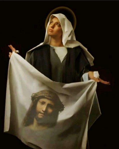 Saint Veronica, 40 Days For Life, St Veronica, Bible Timeline, Jesus Artwork, Pictures Of Jesus, 19th Century Paintings, Jesus Face, Pictures Of Jesus Christ