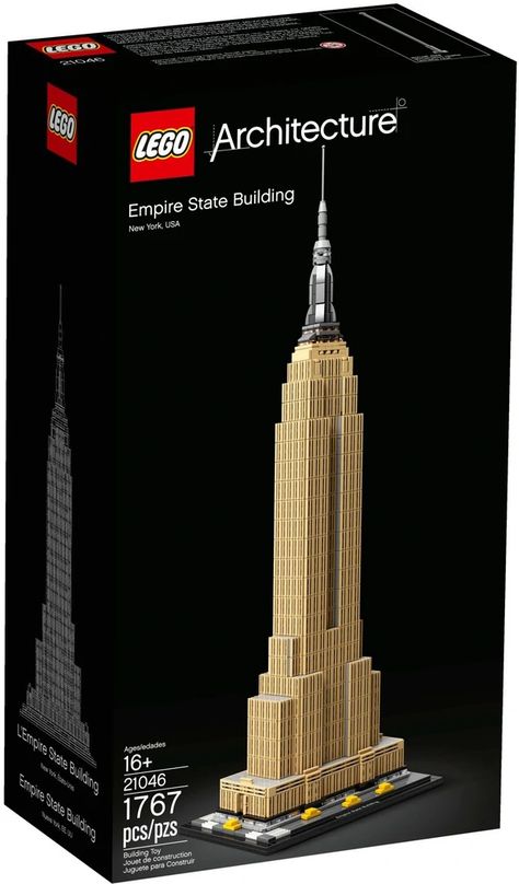 21046 Empire State Building | Brickipedia | FANDOM powered by Wikia Lego Architecture Building, Lego Architecture Set, Wiking Autos, New York Landmarks, Brick Store, Architecture Set, Gift For Architect, Construction Lego, Lego Construction