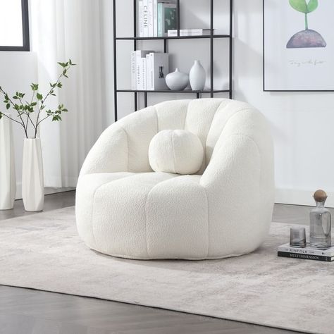 Cute Comfy Chairs For Bedroom, Been Bags Room Ideas, Reading Chairs Comfy Bedroom, Couch For Apartment, Cute Chairs For Bedrooms, Cozy Chairs For Reading, Pergola Furniture, Preppy Furniture, Cozy Bean Bag